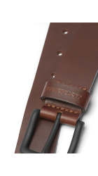 Ανδρική Ζώνη Δερμάτινη Jack & Jones Jacroma Leatfher 12242687 Brown Stone