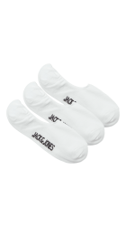 Ανδρικές Κάλτσες Jack & Jones Jacdouglas Multi Short Sock 3 Pack 12260080 Λευκές