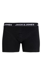 Ανδρικά Μποξεράκια 3Pack Jack & Jones 12171944 Μαύρα