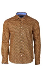 Aνδρικό Πουκάμισο με Στενή Γραμμή Boston 104-2 Μακρυμάνικο Πολύχρωμο