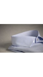 Aνδρικό Πουκάμισο Boston 200-4  Floral Μακρυμάνικο Γαλάζιο