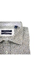 Aνδρικό Πουκάμισο με Στενή Γραμμή Boston 4039-1 Μακρυμάνικο Λαδί