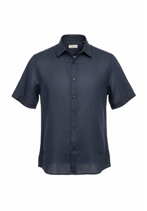 Ανδρικό Πουκάμισο Λινό Seinse CE1083SS Camicia Μπλέ