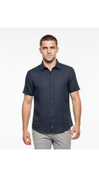 Ανδρικό Πουκάμισο Λινό Seinse CE1083SS Camicia Μπλέ