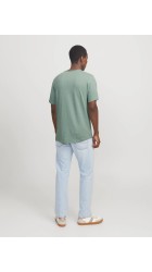 Ανδρικό T-Shirt Jack & Jones JJEBasher Tee O Neck SS Noos 12182498 Iceberg Green