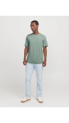 Ανδρικό T-Shirt Jack & Jones JJEBasher Tee O Neck SS Noos 12182498 Iceberg Green