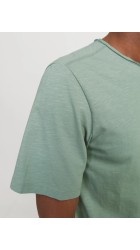 Ανδρικό T-Shirt Jack & Jones JJEBasher Tee O Neck SS Noos 12182498 Iceberg Green