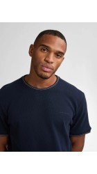 Ανδρικό T-Shirt Petrol M-1050-TSR642-5178 Navy Blue