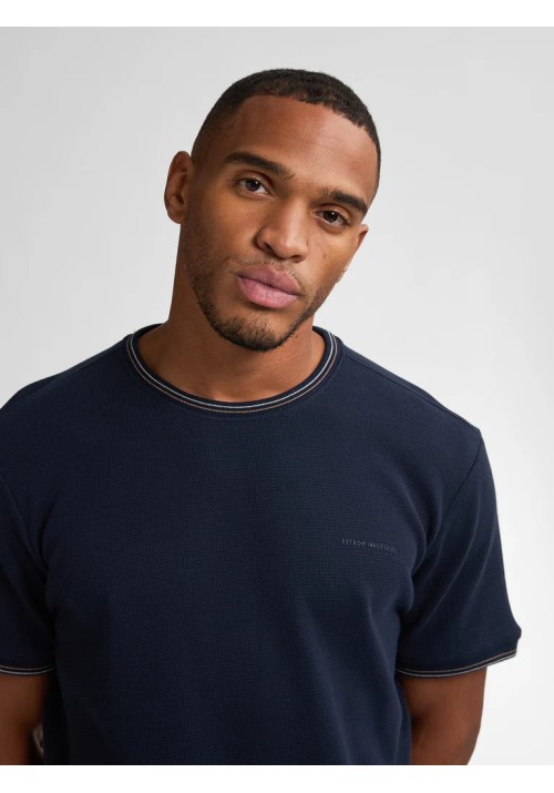 Ανδρικό T-Shirt Petrol M-1050-TSR642-5178 Navy Blue