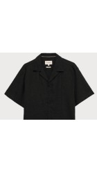 Ανδρικό Πουκάμισο Λινό Gianni Lupo GL7658S-S25 Μαύρο