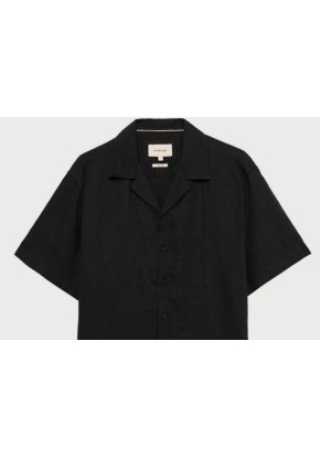 Ανδρικό Πουκάμισο Λινό Gianni Lupo GL7658S-S25 Μαύρο