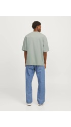 Ανδρικό T-Shirt Oversized  Jack & Jones JJECharge Tee O-Neck Noos 12259975  Iceberg Green