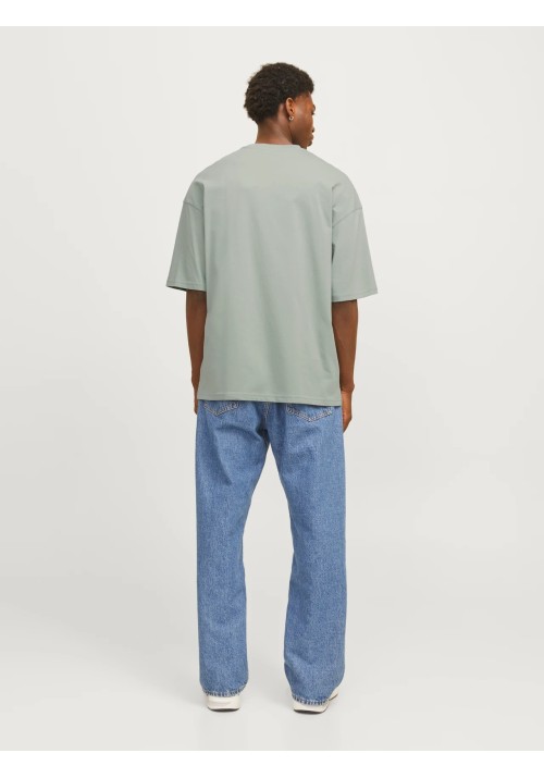 Ανδρικό T-Shirt Oversized  Jack & Jones JJECharge Tee O-Neck Noos 12259975  Iceberg Green