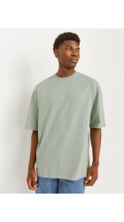 Ανδρικό T-Shirt Oversized  Jack & Jones JJECharge Tee O-Neck Noos 12259975  Iceberg Green