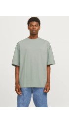 Ανδρικό T-Shirt Oversized  Jack & Jones JJECharge Tee O-Neck Noos 12259975  Iceberg Green