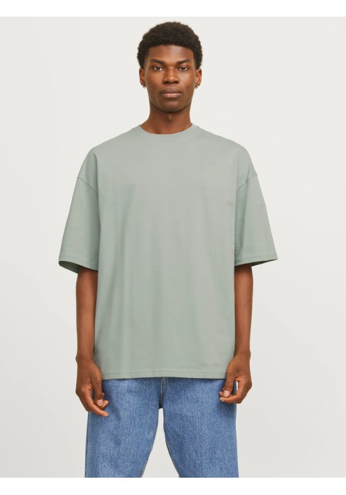 Ανδρικό T-Shirt Oversized  Jack & Jones JJECharge Tee O-Neck Noos 12259975  Iceberg Green