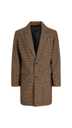 Ανδρικό Παλτό Jack & Jones JJEHarris Coat SN 12288145 Crockery/Houndstoot