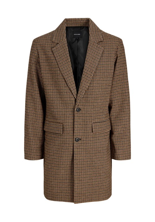 Ανδρικό Παλτό Jack & Jones JJEHarris Coat SN 12288145 Crockery/Houndstoot