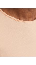 Ανδρικό T-Shirt Jack & Jones JJEBasher Tee O Neck SS Noos 12182498 Peach Parfait