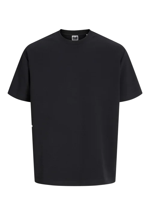 Ανδρικό T-Shirt Jack & Jones JCokinetic Small Print TEE SS Crew LN 12265429 Black
