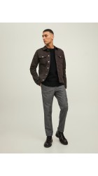 Ανδρικό Πλεκτό Jack & Jones Jrollie Knit Crew Neck SN 12215468 Μαύρο