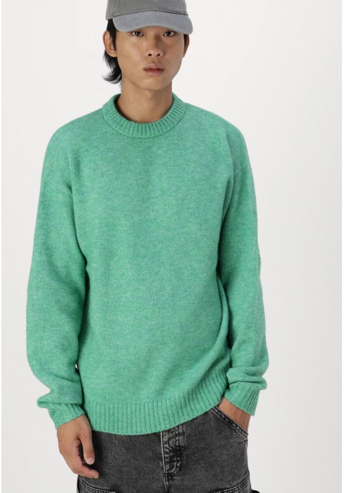 Ανδρικό Πλεκτό Jack & Jones Jrollie Knit Crew Neck SN 12215468 Holly Green