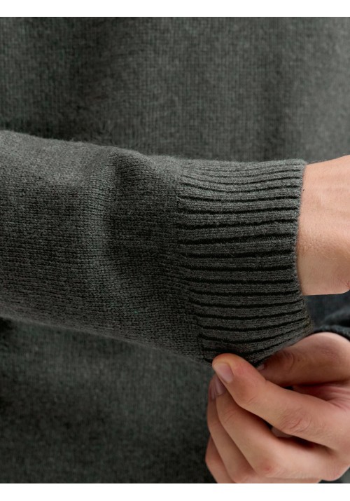 Ανδρικό Πουλόβερ Πλεκτό Jack & Jones JPRCCLambswool Knit Crew Neck SN 12216799 Peat Twist Ανδρικό Πουλόβερ Πλεκτό Jack & Jones JPRCCLambswool Knit Crew Neck SN 12216799 Peat Twist