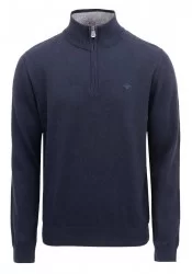 Ανδρικό Βαμβακερό Πλεκτό Gnious 21-300187 Mason Zip 7573 Μπλε