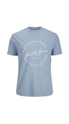 Ανδρικό T-Shirt Jack & Jones JJGrayson Tee SS Crew Neck 12288377 Celestial Blue