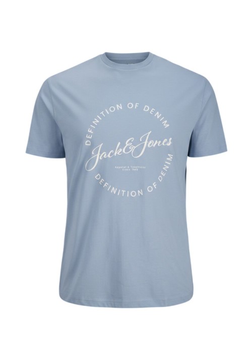 Ανδρικό T-Shirt Jack & Jones JJGrayson Tee SS Crew Neck 12288377 Celestial Blue