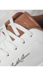Ανδρικά Παπούτσια Sneakers Jack & Jones JFWBRIXTON PU 12292067 Λευκό