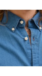 Ανδρικό Πουκάμισο Τζην Jack & Jones JJEPerfect Denim Shirt LS SN 12279712 Medium Blue Denim Ανδρικό Πουκάμισο Τζην Jack & Jones JJEPerfect Denim Shirt LS SN 12279712 Medium Blue Denim