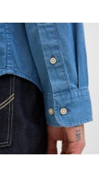 Ανδρικό Πουκάμισο Τζην Jack & Jones JJEPerfect Denim Shirt LS SN 12279712 Medium Blue Denim Ανδρικό Πουκάμισο Τζην Jack & Jones JJEPerfect Denim Shirt LS SN 12279712 Medium Blue Denim