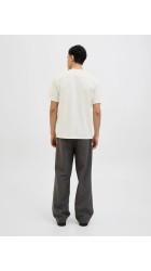 Ανδρικό T-Shirt Jack & Jones JPRblualves SS Tee LN 12276801 Cloud Dancer