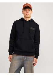 Ανδρικό Φούτερ Jack & Jones JjECorp Logo Sweat Hood Noos 12152840 Black