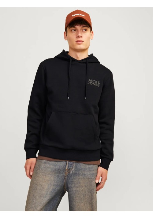 Ανδρικό Φούτερ Jack & Jones JjECorp Logo Sweat Hood Noos 12152840 Black