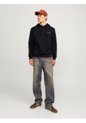 Ανδρικό Φούτερ Jack & Jones JjECorp Logo Sweat Hood Noos 12152840 Black