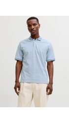 Ανδρική Μπλούζα Polo Jack & Jones JPRblualves SS Polo SN 12274681 Ashley Blue Melange