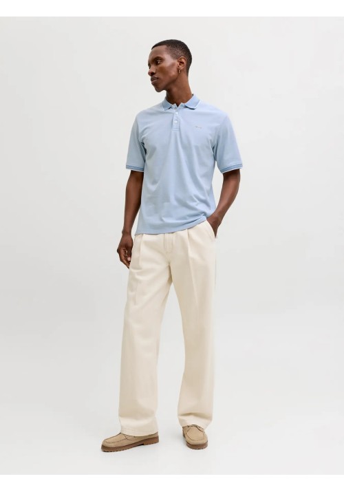 Ανδρική Μπλούζα Polo Jack & Jones JPRblualves SS Polo SN 12274681 Ashley Blue Melange