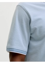 Ανδρική Μπλούζα Polo Jack & Jones JPRblualves SS Polo SN 12274681 Ashley Blue Melange