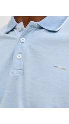 Ανδρική Μπλούζα Polo Jack & Jones JPRblualves SS Polo SN 12274681 Ashley Blue Melange