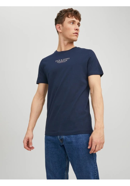 Ανδρικό T-Shirt Jack & Jones JPRBluarchie SSTee Crew Neck Noos 12217167 Navy Blazer