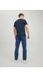 Ανδρικό T-Shirt Jack & Jones JPRBluarchie SSTee Crew Neck Noos 12217167 Navy Blazer