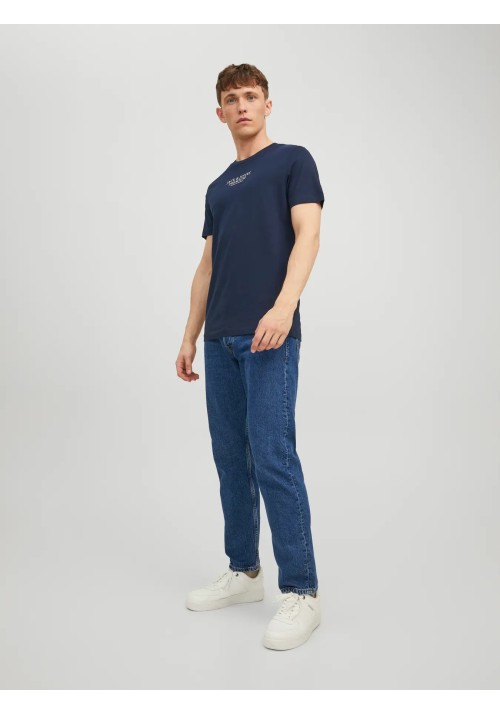 Ανδρικό T-Shirt Jack & Jones JPRBluarchie SSTee Crew Neck Noos 12217167 Navy Blazer