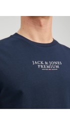 Ανδρικό T-Shirt Jack & Jones JPRBluarchie SSTee Crew Neck Noos 12217167 Navy Blazer