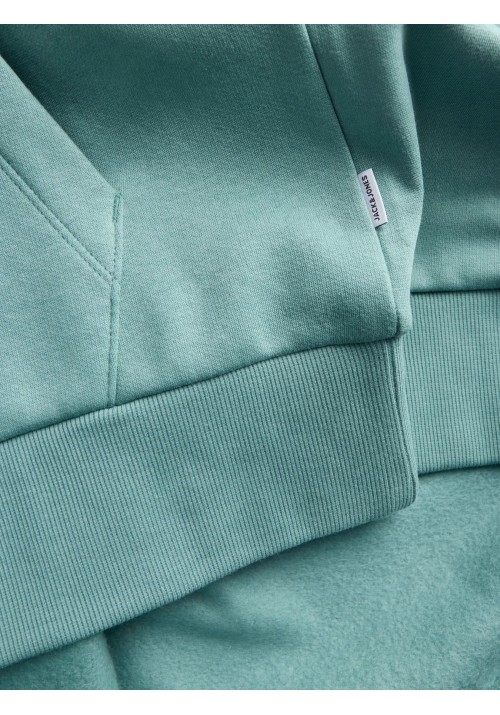 Ανδρικό Φούτερ Jack & Jones JJECorp Logo Sweat Hood Noos 12152840 Mineral Blue
