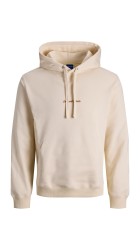 Ανδρικό Φούτερ Jack & Jones Jornorrebro EMB Sweat Hood Noos 12282861 Antique White