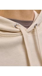 Ανδρικό Φούτερ Jack & Jones Jornorrebro EMB Sweat Hood Noos 12282861 Antique White