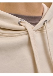 Ανδρικό Φούτερ Jack & Jones Jornorrebro EMB Sweat Hood Noos 12282861 Antique White