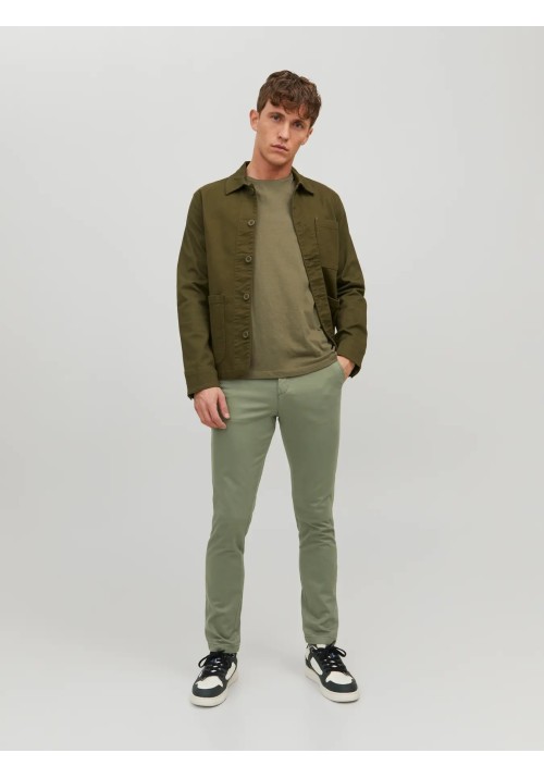 Ανδρικό Παντελόνι Chino Jack & Jones JPSTMarco Bowie NoosWebseller 12150148 Deep Lichen Green